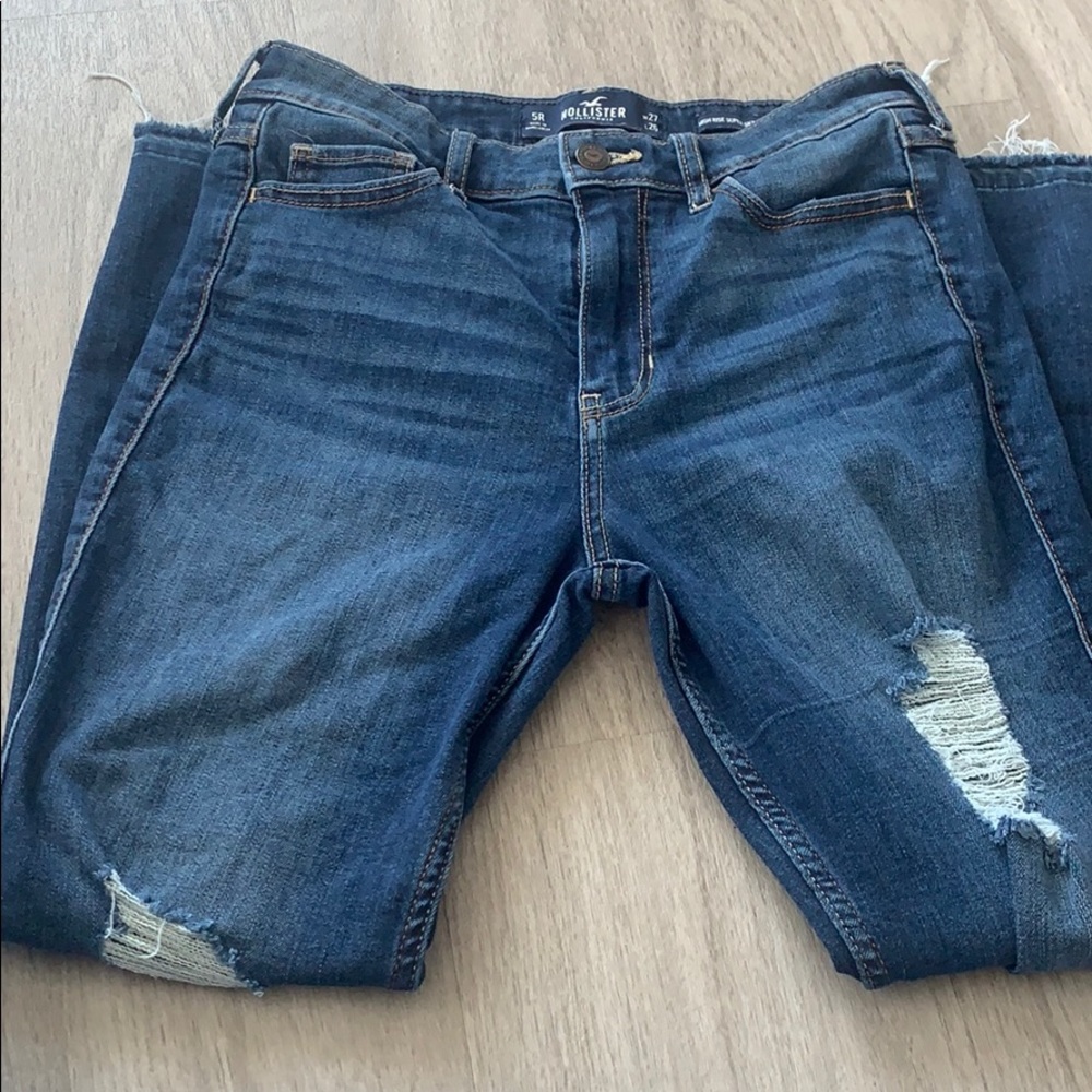 Hollister High Rise Super Skinny Crop Jeans